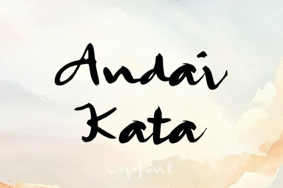 Andai Kata: The Raw, Poetic Energy Your Designs Need