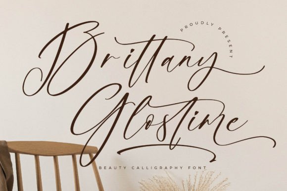 Brittany Glostime: A Touch of Script Font Sophistication