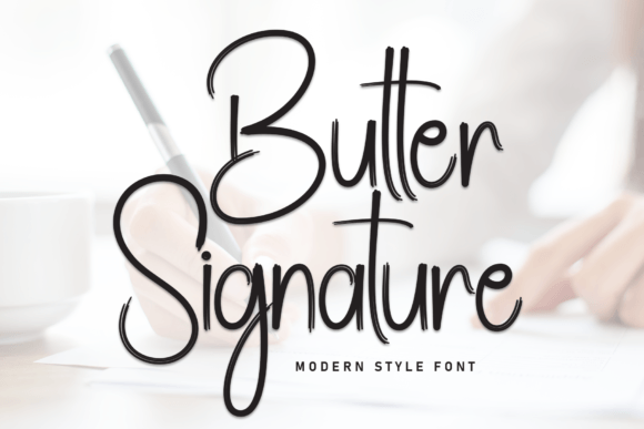 Butter Signature: The Script Font with a Magical Touch