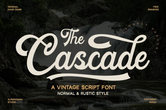 Cascade: Blending Vintage Charm with Modern Branding