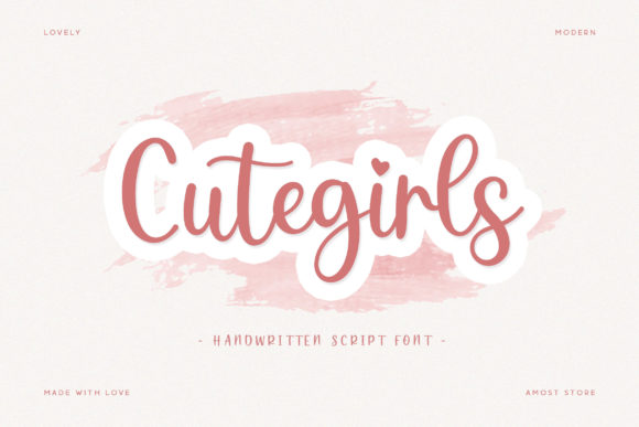 Cutegirls: A Modern Script Font for Elegant Branding