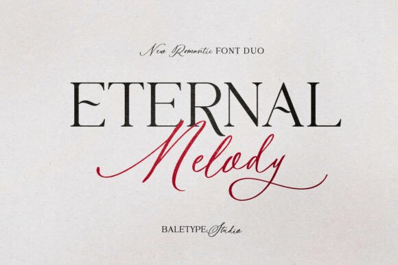 Eternal Melody Duo: A Font Pairing for Timeless Romance