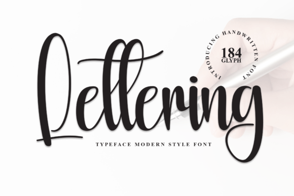 Lettering: A Magical Script Font for Elegant Designs