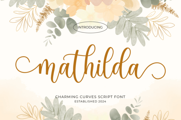 Mathilda: The Script Font for Elegant Invitations