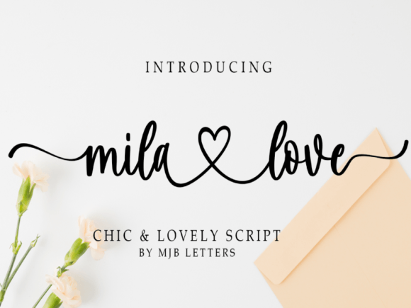 Mila Love: The Script Font That Connects Hearts