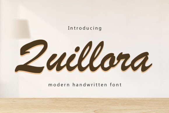 Quillora: The Semi-Brush Font for Modern Elegance