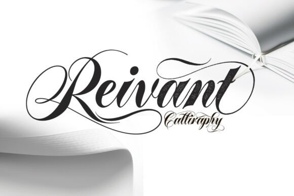 Reivant: A Modern Script Font with Authentic Character