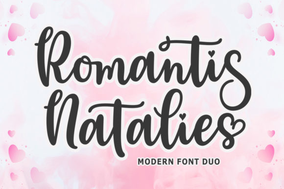 Romantis Natalies: A Modern Duo Font for Elegant Branding