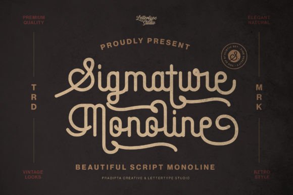 Sigmature Monoline: A Classic Script for Modern Design
