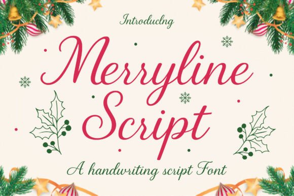 The Festive Flow: Using Merryline Scrip in Your Designs