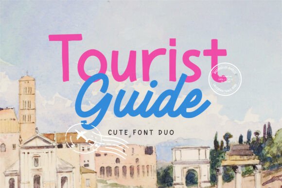 Tourist Guide: A Font Duo for Holiday Branding